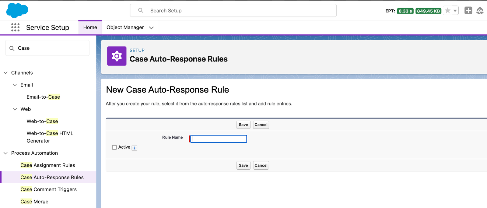 Case Auto-Response rule